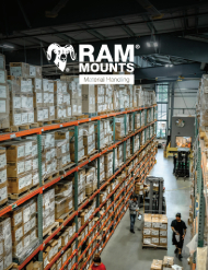 RAM Mounts katalóg držiakov na vysokozdvižné vozíky a manipulačnú techniku